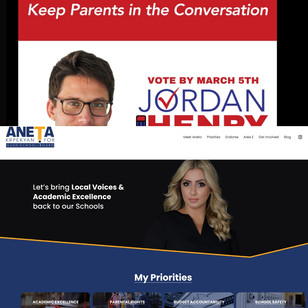 Jordan and Aneta run for office.