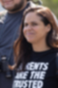 Celena Mesa at GUSD protest